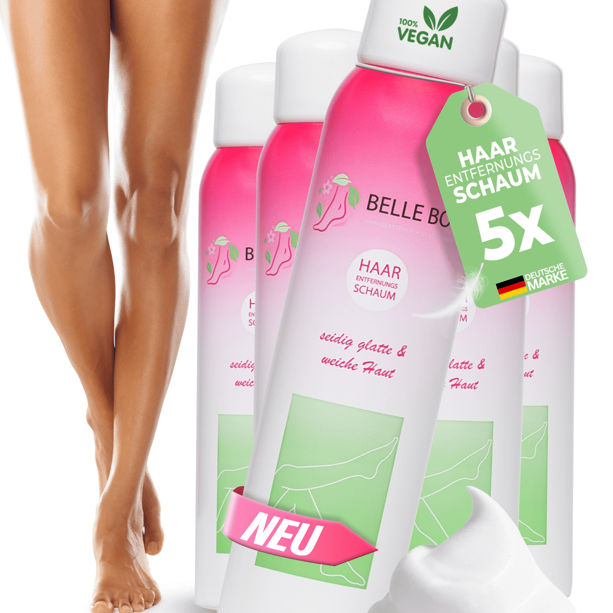 Schiuma depilatoria intima Belle Body