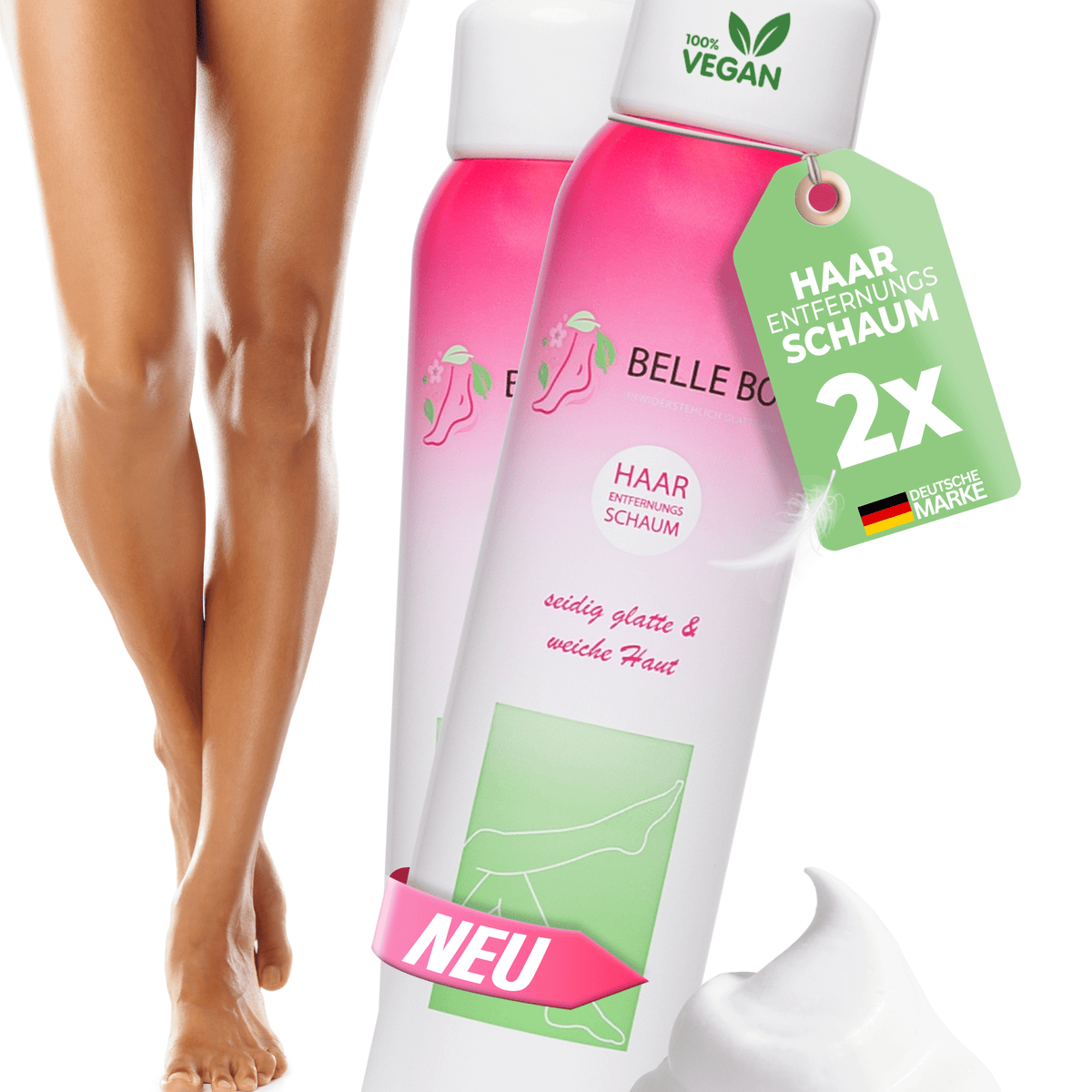 Schiuma depilatoria intima Belle Body