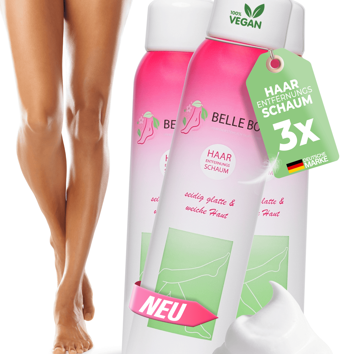 Schiuma depilatoria intima Belle Body
